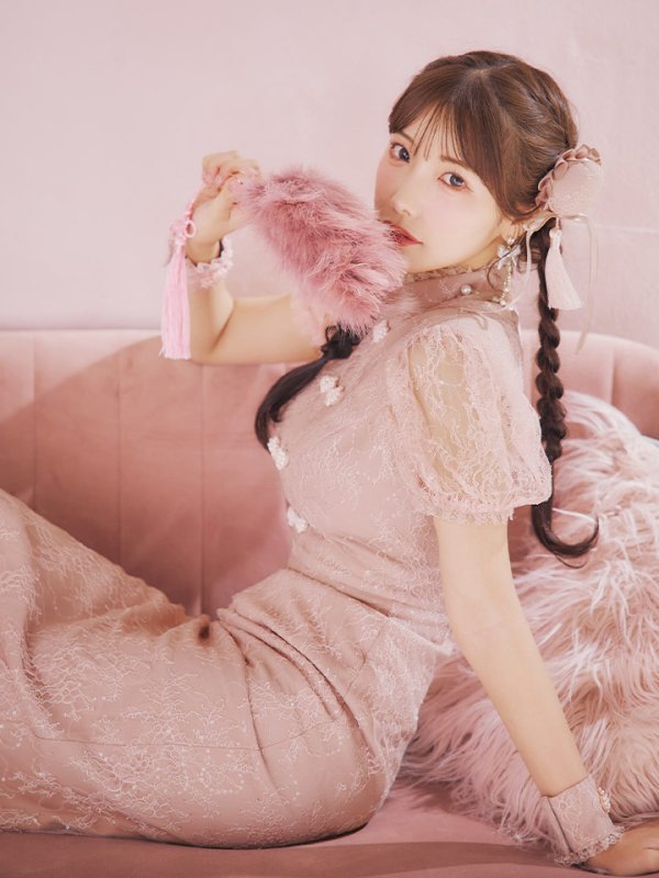 画像15: 【SALE!!】【ハロウィン】チャイナレースタイトワンピース 【コスプレ3点セット】 【S-Lサイズ/2カラー】(SE01YN)[OF01]