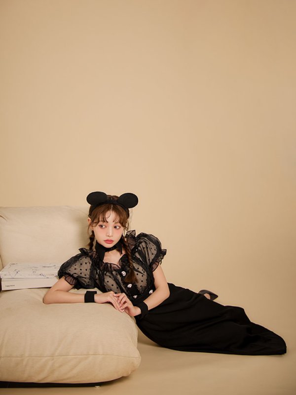 画像12: 【SALE!!】【即日発送！】【ハロウィン】マウスシアーマーメイドワンピース 【コスプレ4点セット】 【S-Lサイズ/1カラー】[HC03]