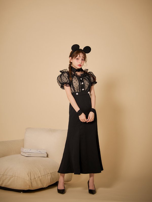 画像5: 【SALE!!】【即日発送！】【ハロウィン】マウスシアーマーメイドワンピース 【コスプレ4点セット】 【S-Lサイズ/1カラー】[HC03]