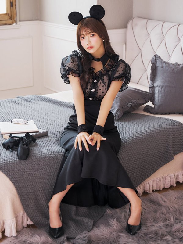 画像25: 【SALE!!】【即日発送！】【ハロウィン】マウスシアーマーメイドワンピース 【コスプレ4点セット】 【S-Lサイズ/1カラー】[HC03]