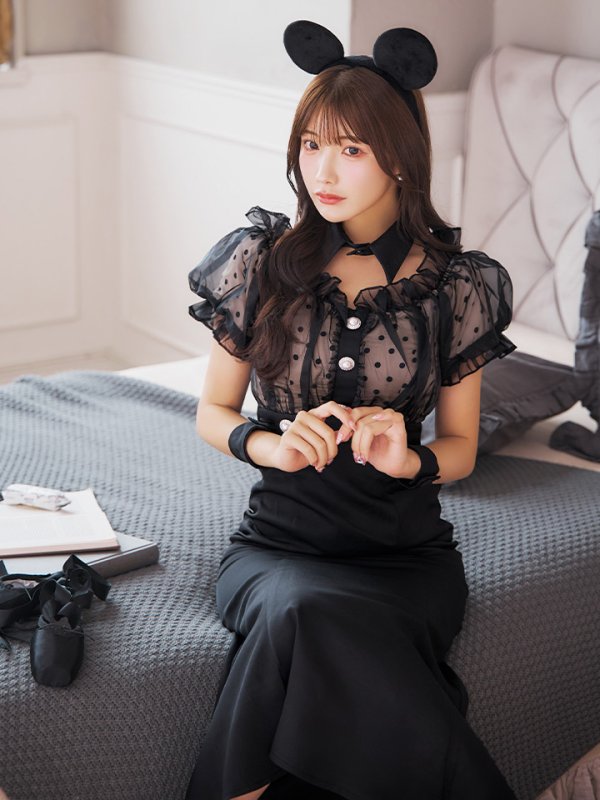 画像27: 【SALE!!】【即日発送！】【ハロウィン】マウスシアーマーメイドワンピース 【コスプレ4点セット】 【S-Lサイズ/1カラー】[HC03]