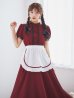 画像2: 【即日発送！】【ハロウィン】赤ずきんロングフレアワンピース 【コスプレ3点セット】 【S-XLサイズ/1カラー】[YMT] (2)
