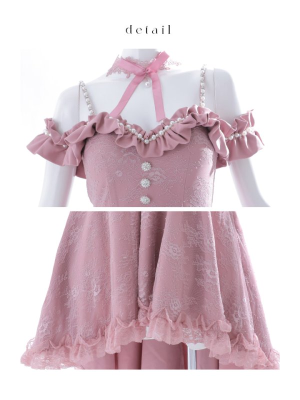 画像14: 【SALE!!】【即日発送！】【ハロウィン】 バニーショートインロングワンピース 【コスプレ5点セット】【XS-XLサイズ/2カラー】[OF04]