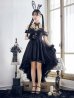 画像2: 【即日発送！】【ハロウィン】 バニーショートインロングワンピース 【コスプレ5点セット】【XS-XLサイズ/2カラー】[YMT] (2)