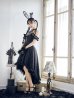画像5: 【即日発送！】【ハロウィン】 バニーショートインロングワンピース 【コスプレ5点セット】【XS-XLサイズ/2カラー】[YMT]
