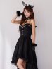 画像21: 【ノベルティ対象】【即日発送！】【ハロウィン】 バニーショートインロングワンピース 【コスプレ5点セット】【XS-XLサイズ/2カラー】[OF01]