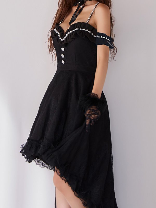 画像33: 【SALE!!】【即日発送！】【ハロウィン】 バニーショートインロングワンピース 【コスプレ5点セット】【XS-XLサイズ/2カラー】[HC03]