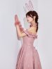 画像12: 【即日発送！】【ハロウィン】 バニーショートインロングワンピース 【コスプレ5点セット】【XS-XLサイズ/2カラー】[OF01]