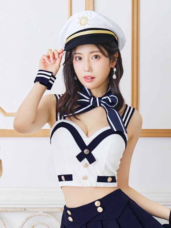画像12: 【SALE!!】【即日発送！】【ハロウィン】マリン/水兵セットアップ 【コスプレ6点セット】【XS-Lサイズ/1カラー】[OF04]