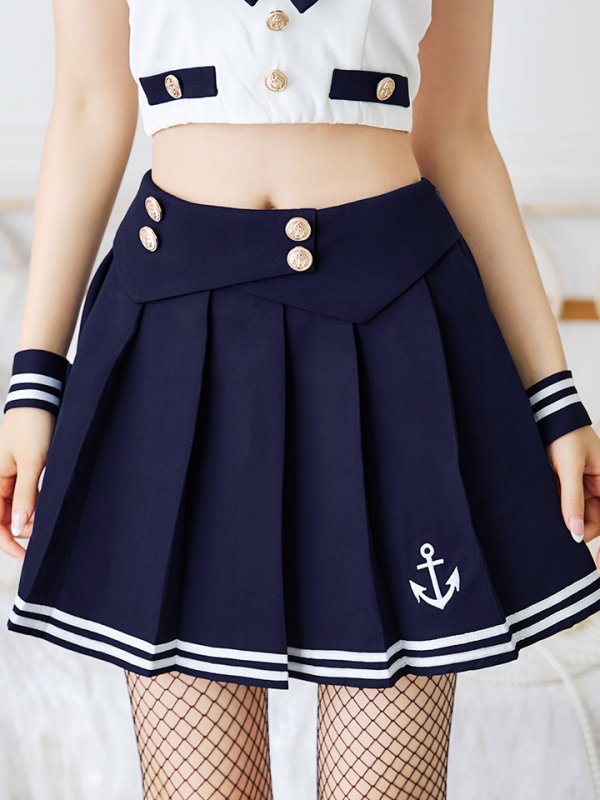 画像16: 【SALE!!】【即日発送！】【ハロウィン】マリン/水兵セットアップ 【コスプレ6点セット】【XS-Lサイズ/1カラー】[OF04]