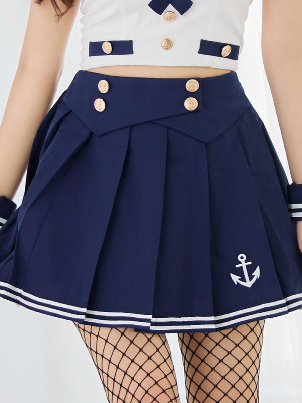 画像20: 【SALE!!】【即日発送！】【ハロウィン】マリン/水兵セットアップ 【コスプレ6点セット】【XS-Lサイズ/1カラー】[HC03]