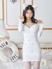 画像11: 【即日発送！】【ハロウィン】キャットスタッズオフショルワンピース 【コスプレ4点セット】【XS-XLサイズ/２カラー】[YMT]