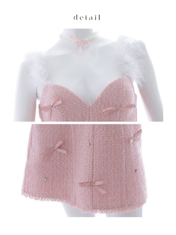 画像23: 【SALE!!】【即日発送！】【ハロウィン】猫リボンツイードワンピース 【コスプレ5点セット】 【XS-XLサイズ/2カラー】[OF01]