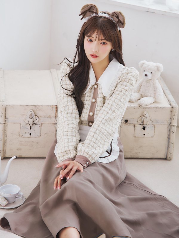 画像10: 【SALE!!】【即日発送！】【ハロウィン】ベアメイドワンピース 【コスプレ4点セット】 【S-XLサイズ/1カラー】[OF01]