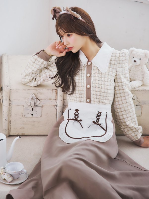 画像13: 【SALE!!】【即日発送！】【ハロウィン】ベアメイドワンピース 【コスプレ4点セット】 【S-XLサイズ/1カラー】[OF01]