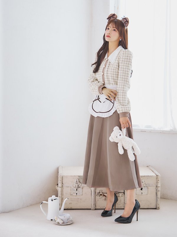 画像16: 【SALE!!】【即日発送！】【ハロウィン】ベアメイドワンピース 【コスプレ4点セット】 【S-XLサイズ/1カラー】[OF01]