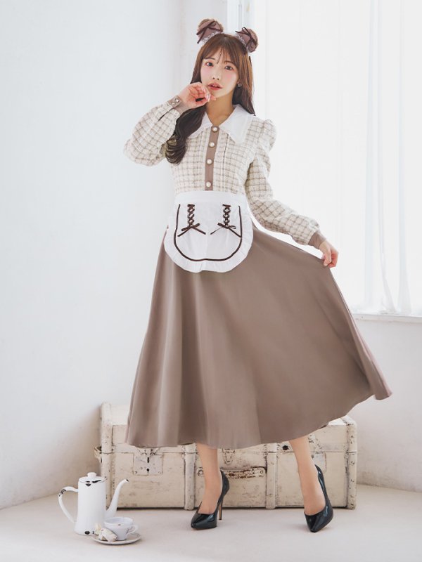 画像4: 【SALE!!】【即日発送！】【ハロウィン】ベアメイドワンピース 【コスプレ4点セット】 【S-XLサイズ/1カラー】[OF01]