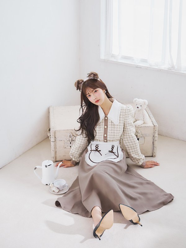 画像5: 【SALE!!】【即日発送！】【ハロウィン】ベアメイドワンピース 【コスプレ4点セット】 【S-XLサイズ/1カラー】[OF01]