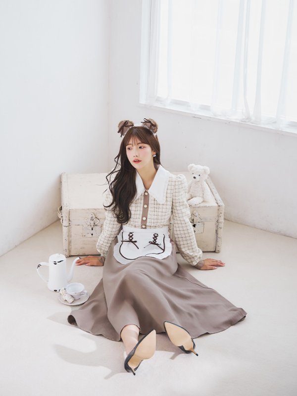 画像6: 【SALE!!】【即日発送！】【ハロウィン】ベアメイドワンピース 【コスプレ4点セット】 【S-XLサイズ/1カラー】[OF01]