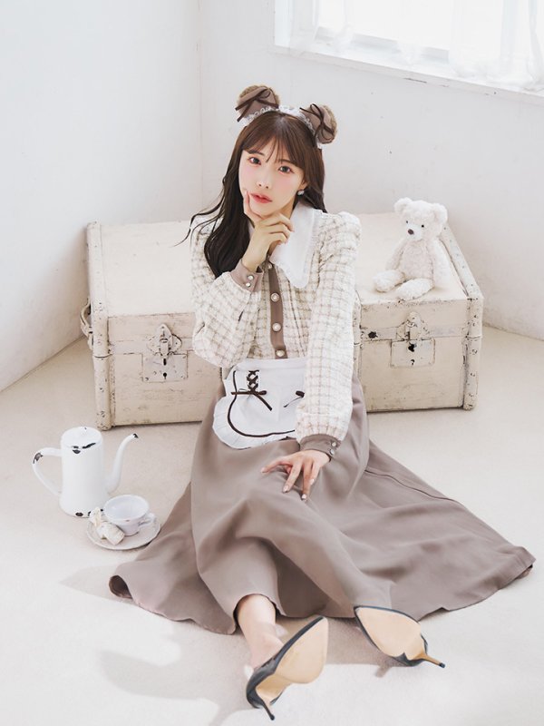 画像8: 【SALE!!】【即日発送！】【ハロウィン】ベアメイドワンピース 【コスプレ4点セット】 【S-XLサイズ/1カラー】[OF01]