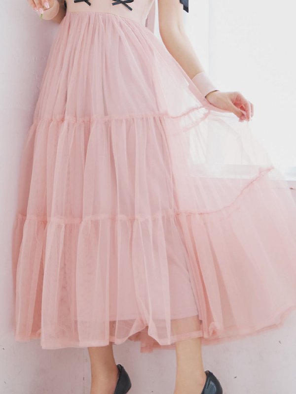 画像21: 【SALE!!】【即日発送！】【ハロウィン】バニーリボンチュールワンピース 【コスプレ4点セット】 【S-Lサイズ/1カラー】[OF01]