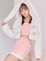 【ノベルティ対象】【即日発送！】【ハロウィン】ホワイトパピーセットアップ 【コスプレ6点セット】[OF01]