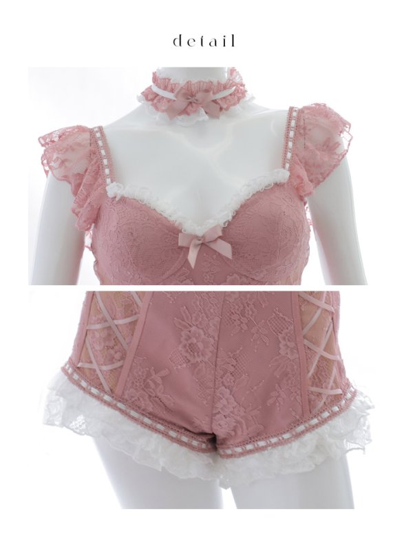 画像41: 【SALE!!】【即日発送！】【ハロウィン】 総レースバニーフリルセットアップ【コスプレ7点セット】【XS-Lサイズ/3カラー】[OF04]