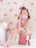 画像12: 【即日発送！】【ハロウィン】 総レースバニーフリルセットアップ【コスプレ7点セット】【XS-Lサイズ/3カラー】[YMT]