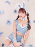 画像1: 【即日発送！】【ハロウィン】 総レースバニーフリルセットアップ【コスプレ7点セット】【XS-Lサイズ/3カラー】[YMT] (1)