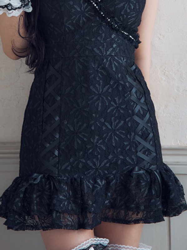 画像31: 【SALE!!】【即日発送！】【ハロウィン】 総レースバニーミニマーメイドワンピ【コスプレ6点セット】【XS-Lサイズ/3カラー】[OF04]