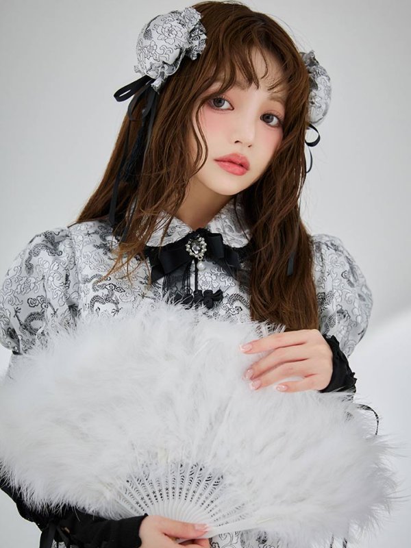 画像17: 【ハロウィン】アームウォーマー付きフレアスカートチャイナ 【コスプレ5点セット】 【S-XLサイズ/4カラー】[HC03]