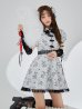 画像3: 【一部予約商品 / 9月上旬発送予定】【送料無料！】【ハロウィン】アームウォーマー付きフレアスカートチャイナ 【コスプレ5点セット】 【S-XLサイズ/4カラー】[OF03]
