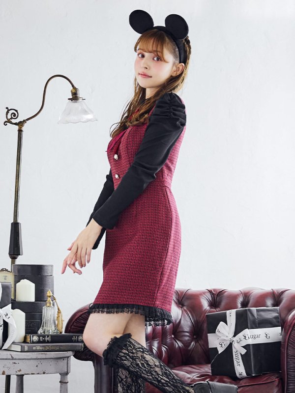 画像11: 【SALE!!】【即日発送！】【ハロウィン】マウスミニワンピ 【コスプレ3点セット】【S-XLサイズ/1カラー】[OF01]