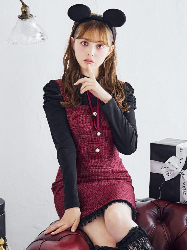 画像6: 【SALE!!】【即日発送！】【ハロウィン】マウスミニワンピ 【コスプレ3点セット】【S-XLサイズ/1カラー】[OF01]