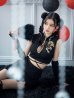 画像7: 【ハロウィン】ドラゴンプリントチャイナセットアップ 【コスプレ5点セット】【XS-Mサイズ/1カラー】ドラゴンプリントチャイナドレス 【コスプレ3点セット】【XS-Lサイズ/1カラー】【一部予約商品/5月中旬発送予定】(SE01YN)[YMT]