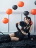 画像8: 【ハロウィン】ドラゴンプリントチャイナセットアップ 【コスプレ5点セット】【XS-Mサイズ/1カラー】ドラゴンプリントチャイナドレス 【コスプレ3点セット】【XS-Lサイズ/1カラー】【一部予約商品/5月中旬発送予定】(SE01YN)[YMT]