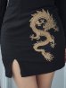 画像14: 【即日発送！】【ハロウィン】ドラゴンプリントチャイナドレス 【コスプレ3点セット】【XS-Lサイズ/1カラー】(SE01YN)[YMT]
