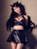 画像3: 【即日発送】【送料無料！】【ハロウィン】【うづきふうかコラボ】 レザーデビルセットアップ 【コスプレ6点セット】[OF03]