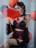 画像2: 【即日発送！】【ハロウィン】ベルスリーブチャイナセットアップ 【コスプレ5点セット】【XS-Mサイズ/1カラー】(SE01YN)[YMT] (2)