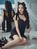 画像15: 【ハロウィン】ドットレースベビードールワンピース 【コスプレ3点セット】【XS-Lサイズ/1カラー】[YMT]