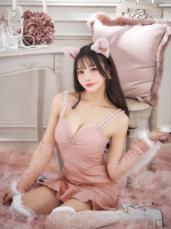 画像10: 【SALE!!】【即日発送！】【ハロウィン】 アームウォーマー付きワンピキャット 【コスプレ4点セット】 【XS-Mサイズ/1カラー】[OF01]