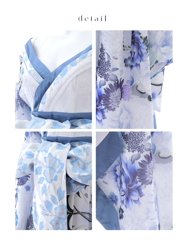 画像37: 【即日発送！】【ハロウィン】花魁ショートインロングワンピース 【コスプレ】【S-XLサイズ/2カラー】[HC03]