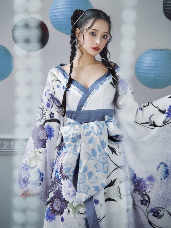 画像11: 【即日発送！】【ハロウィン】花魁ショートインロングワンピース 【コスプレ】【S-XLサイズ/2カラー】[HC03]