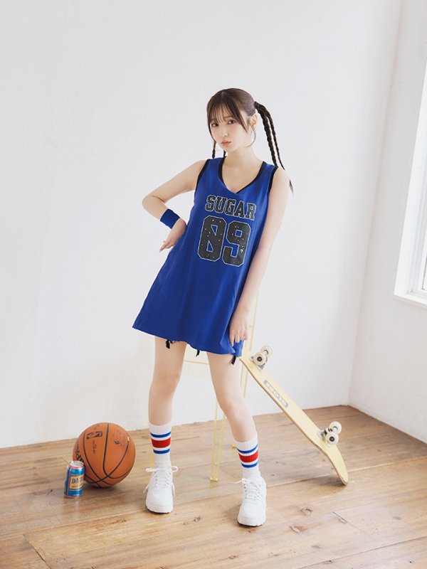 画像11: 【SALE!!】【即日発送！】【ハロウィン】バスケガール 【コスプレ3点セット】 【FREEサイズ/2カラー】[OF01]