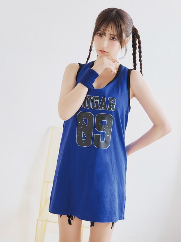 画像14: 【SALE!!】【即日発送！】【ハロウィン】バスケガール 【コスプレ3点セット】 【FREEサイズ/2カラー】[OF01]