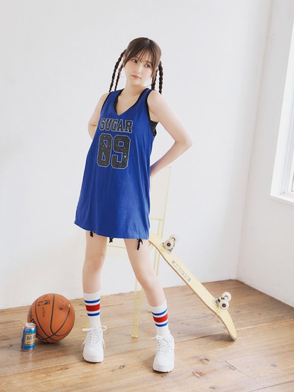 画像16: 【SALE!!】【即日発送！】【ハロウィン】バスケガール 【コスプレ3点セット】 【FREEサイズ/2カラー】[OF01]