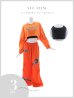 画像25: 【即日発送！】【ハロウィン】オレンジ囚人長袖Tシャツセット 【コスプレ3点セット】【S-XLサイズ/1カラー】[YMT]