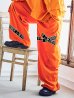 画像13: 【即日発送！】【ハロウィン】 オレンジ囚人トレーナーセット 【コスプレ2点セット】【XXLサイズ/1カラー】(YMT06-SV)[YMT]