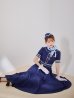 画像2: 【即日発送！】【ハロウィン】CAロングフレアワンピース 【コスプレ5点セット】 【S-XLサイズ/1カラー】[OF01] (2)