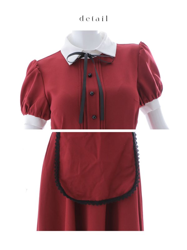 画像42: 【SALE!!】【即日発送】【ハロウィン】クラシカル洋館メイド 【コスプレ3点セット】 【S-XLサイズ/1カラー】[OF01]